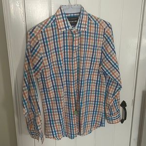 Nick Graham Stretch Modern Fit Mens Small Button Down Shirt